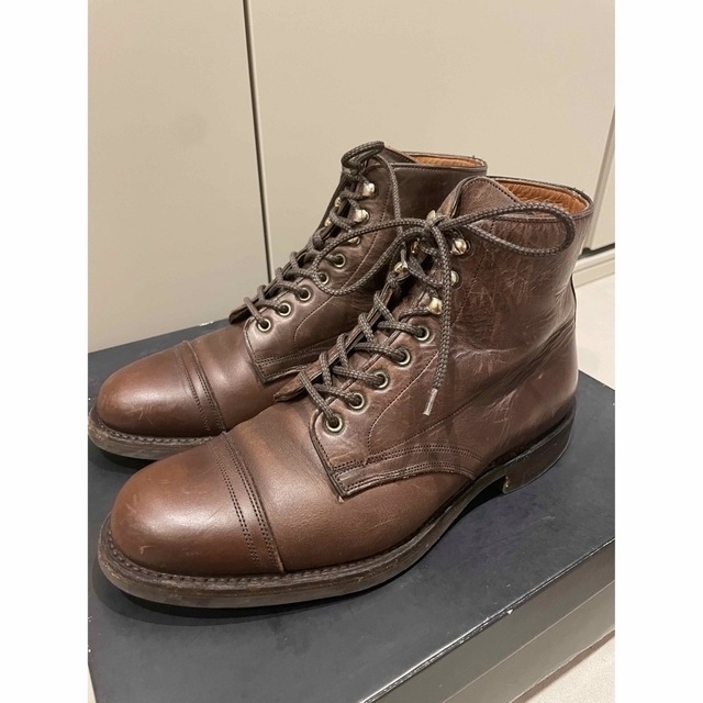 RRL(ダブルアールエル)Livingstoneレザー レースアップブーツ