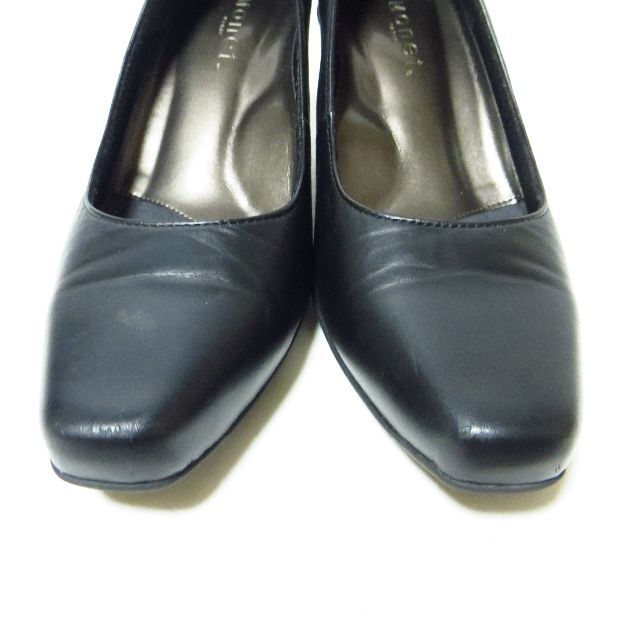 美品 MONET PARIS モネ パンプス 22㎝EEE ブラック レディースの靴/シューズ(ハイヒール/パンプス)の商品写真