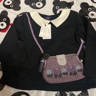 アナスイミニ(ANNA SUI mini)のアナスイ♡ポシェット♡トレーナー♡新品♡110(Tシャツ/カットソー)