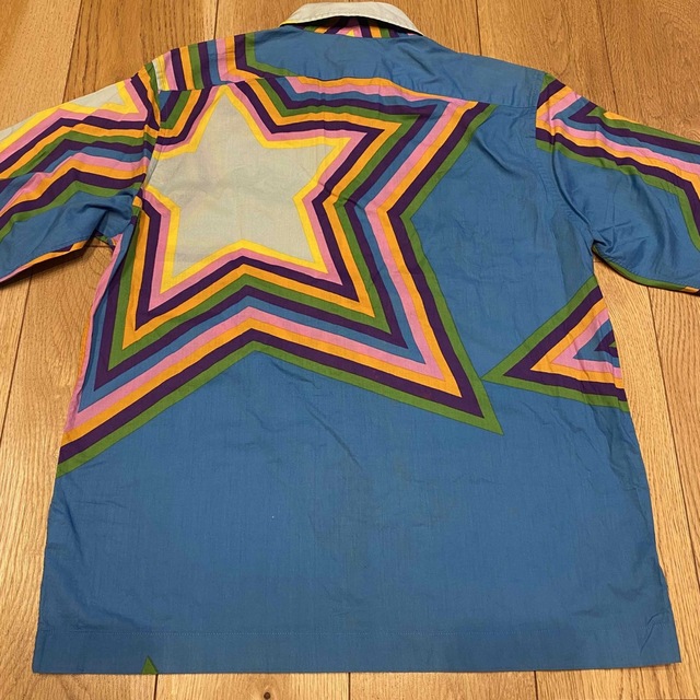 Paul Smith ポールスミス ロング シャツ 総柄 スター カラフル M - シャツ