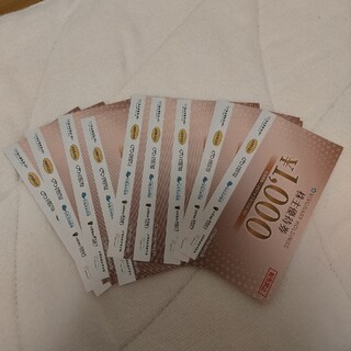 ＊ビジョナリーホールディングス株主優待券1000円×10枚(その他)