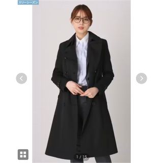 アオヤマ(青山)の洋服の青山 ロング丈ダブルトレンチコート n-line Precious 7号(トレンチコート)