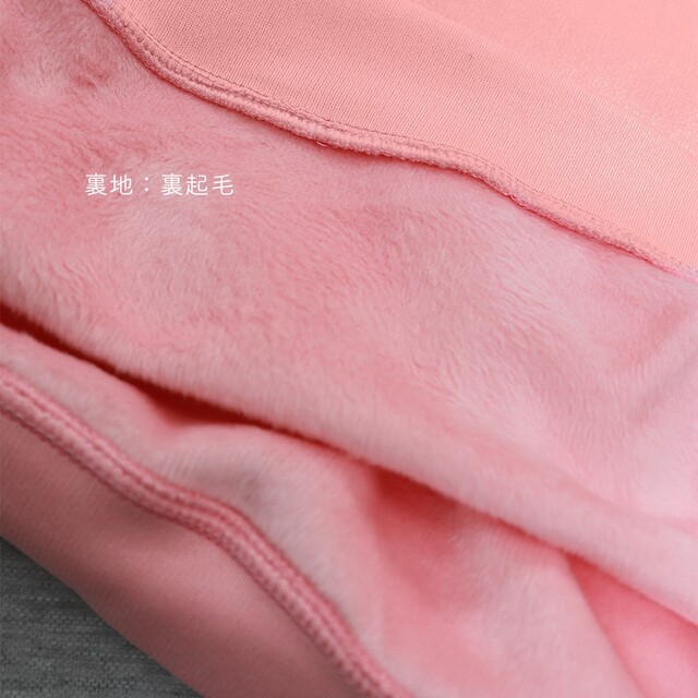 ♐トレーナー フロントジップ ふわふわ裏起毛 ピンク■韓国ファッション レディースのトップス(パーカー)の商品写真