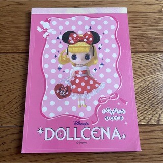 ディズニー(Disney)のディズニー ドルチェナ dollcena メモ帳 ミニー レア 人形 ドール(ノート/メモ帳/ふせん)