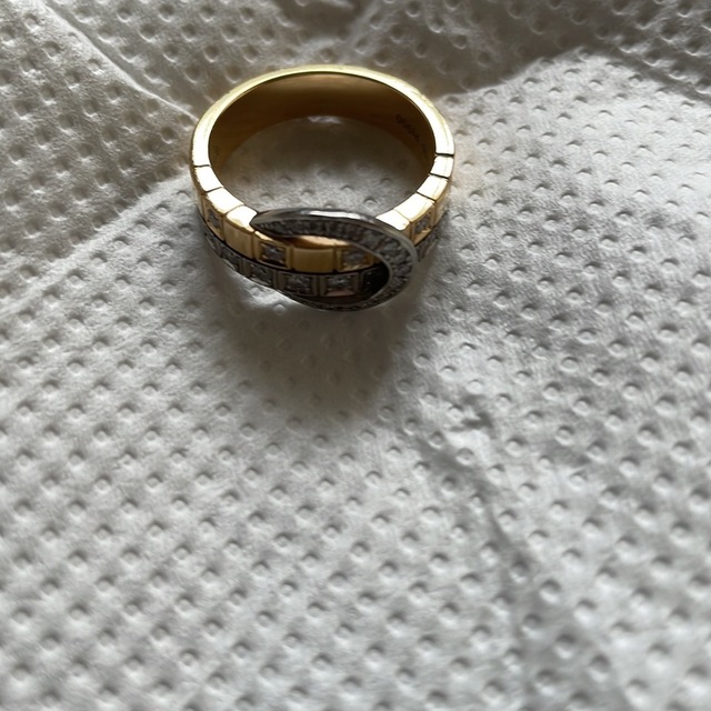 日本人気超絶の プラチナ900.k18.旗印750コンビ11g ring リング(指輪