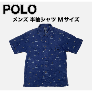 ポロラルフローレン(POLO RALPH LAUREN)の【POLO】ポロ メンズ 半袖シャツ ブルー 柄(シャツ)
