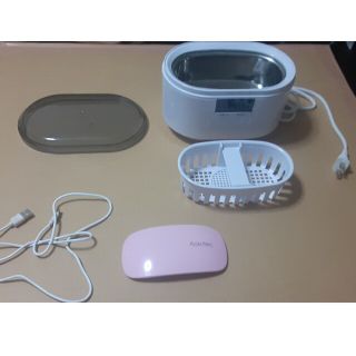 超音波洗浄器+ネイルライト(日用品/生活雑貨)