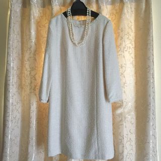 エニィスィス(anySiS)のAr様専用※any SiS新品タグ付きビジュー付きワンピ(ひざ丈ワンピース)