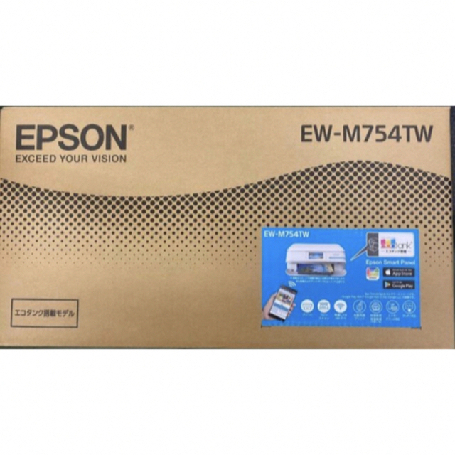 EPSON(エプソン)の☆新品・未開封 エプソン ホームプリンター EW-M754TW ☆ スマホ/家電/カメラのPC/タブレット(PC周辺機器)の商品写真