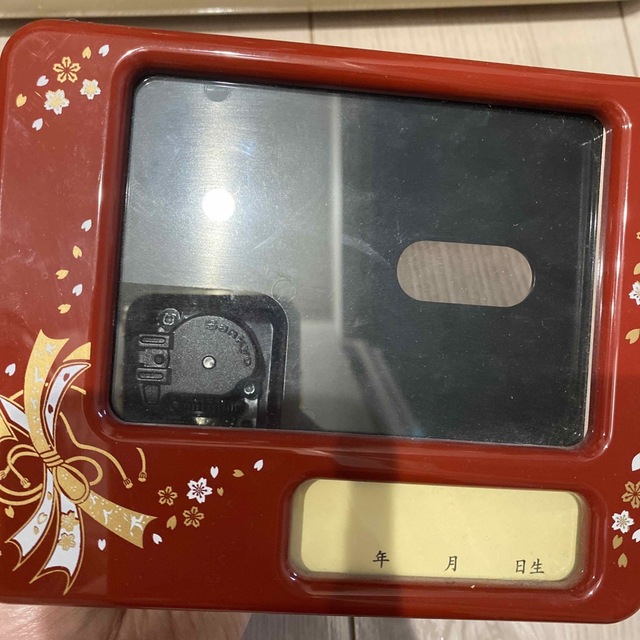 柔らかな質感の ひなまつり オルゴール 写真立て