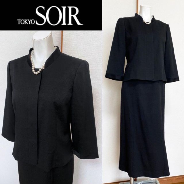 人気本物保証】 ⁑ソワールべニール 東京ソワール 高級喪服礼服の通販