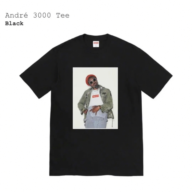 Supreme Andre 3000 Tee ブラック　M