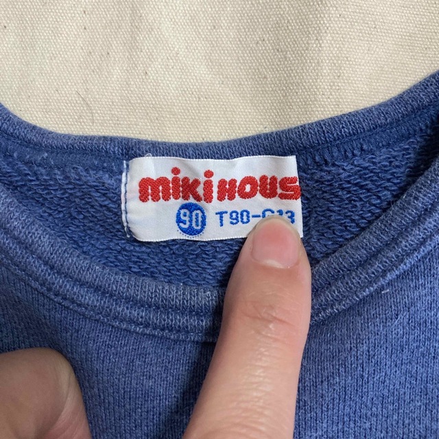 mikihouse(ミキハウス)の美品　ミキハウス 90 キッズ/ベビー/マタニティのキッズ服男の子用(90cm~)(Tシャツ/カットソー)の商品写真