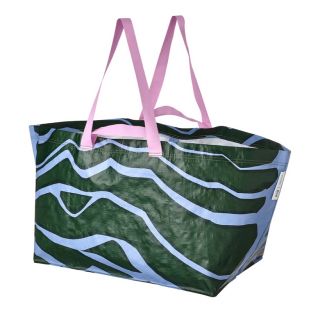 マリメッコ(marimekko)の【IKEA×マリメッコ】BASTUA バストゥアキャリーバッグL ブルーグリーン(その他)