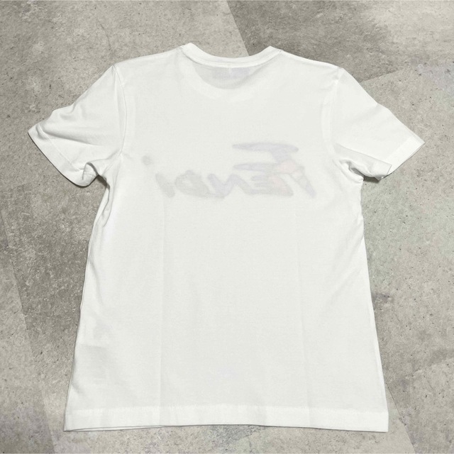 FENDI - FENDI スパンコール キャンバス ロゴ カットソー 半袖 Tシャツ