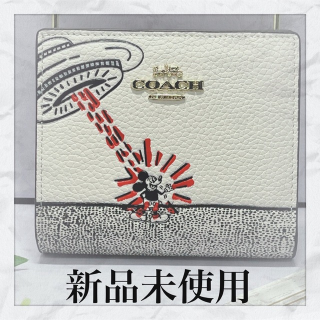 COACH(コーチ)の❣️新品未使用❣️コーチ　キースヘリング　財布　ミッキー　匿名配送　送料無料 レディースのファッション小物(財布)の商品写真