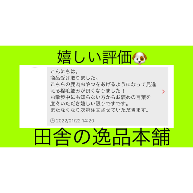 ★犬の鹿肉ジャーキー300g★犬用の鹿肉 60g×5（フォロー特典良）