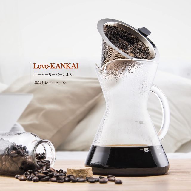 【特価商品】Love-KANKEI コーヒーサーバー コーヒードリッパー コーヒ 6