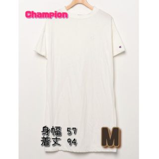 チャンピオン(Champion)の先行公開6 Championꕤ୭*ワンポイントTシャツワンピース(ひざ丈ワンピース)