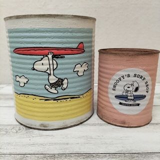 スヌーピー(SNOOPY)のSNOOPY　リメイク缶　⑯⑳(プランター)