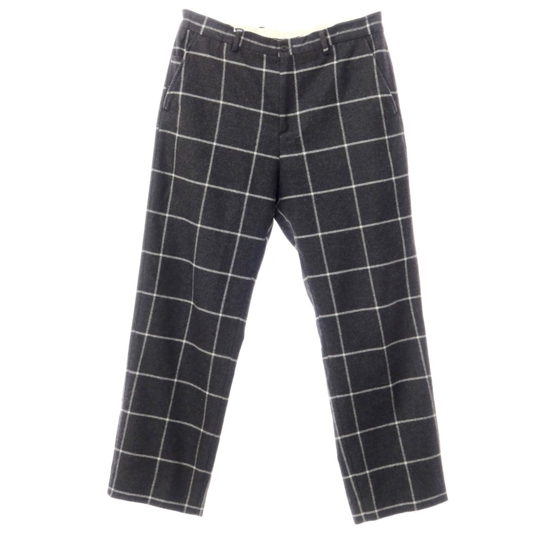 シュプリーム Supreme 2022年秋冬 Windowpane Wool Trouser ウールポリエステル チェック スラックスパンツ【サイズ34】【メンズ】