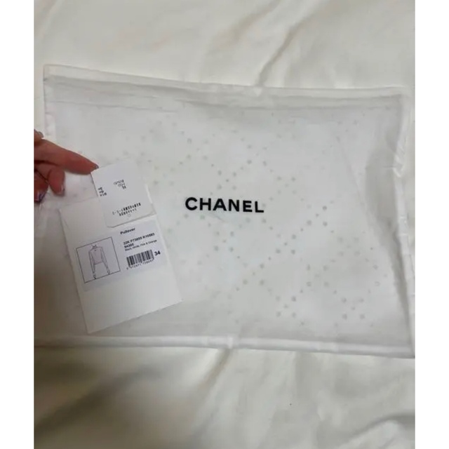 CHANEL タートルニット　ツイード