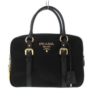 プラダ(PRADA)のプラダ ハンドバッグ レディース美品  - 黒(ハンドバッグ)