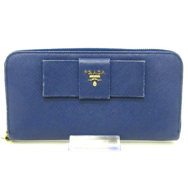 PRADA(プラダ) 長財布 - 1ML506 ネイビー 品質は非常に良い 35%割引