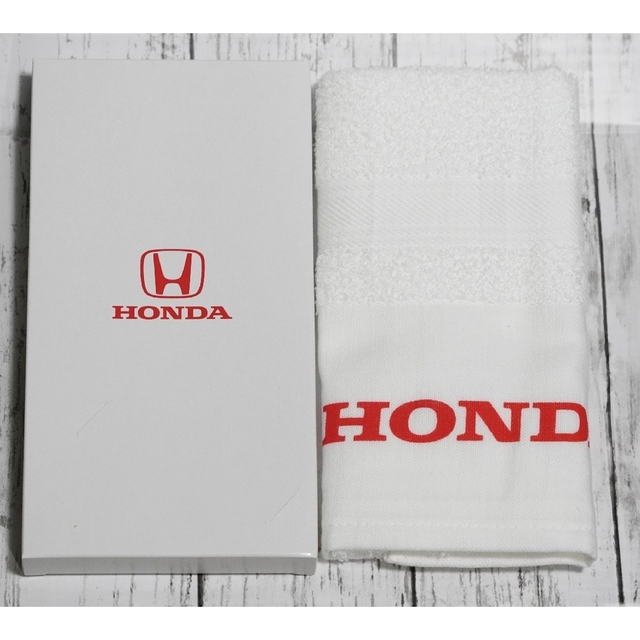 ホンダ(ホンダ)の【未開封】HONDA フェイスタオル 白/ロゴ入り エンタメ/ホビーのコレクション(ノベルティグッズ)の商品写真