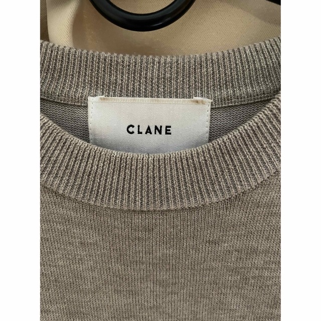 CLANE(クラネ)のclane DOCKING KNIT OP ドッキングワンピース　 レディースのワンピース(ロングワンピース/マキシワンピース)の商品写真