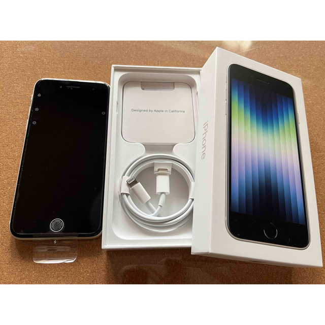 iPhone - iPhone SE (第3世代) スターライト 64 GB 新品未使用の通販