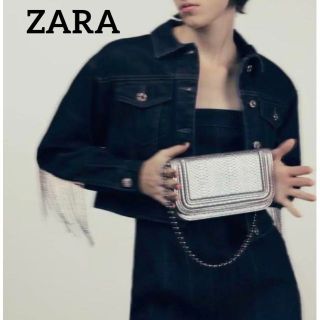 ザラ(ZARA)のZARA ショルダーバッグ ビーズストラップ(ショルダーバッグ)