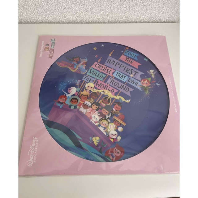 Disney(ディズニー)の値下げ　レコード　イッツアスモールワールド エンタメ/ホビーのCD(キッズ/ファミリー)の商品写真