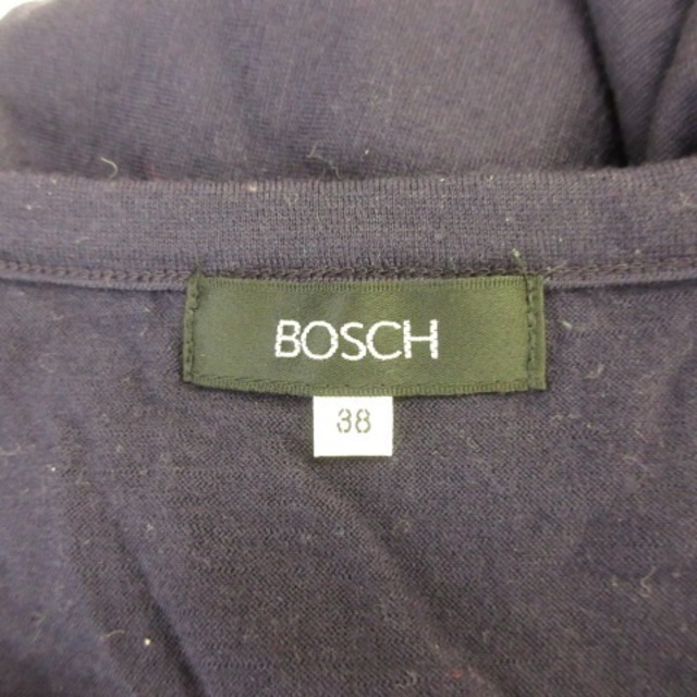 BOSCH(ボッシュ)のボッシュ BOSCH ミニタイトワンピース 長袖 ドレープ 紫 38 レディースのワンピース(ミニワンピース)の商品写真