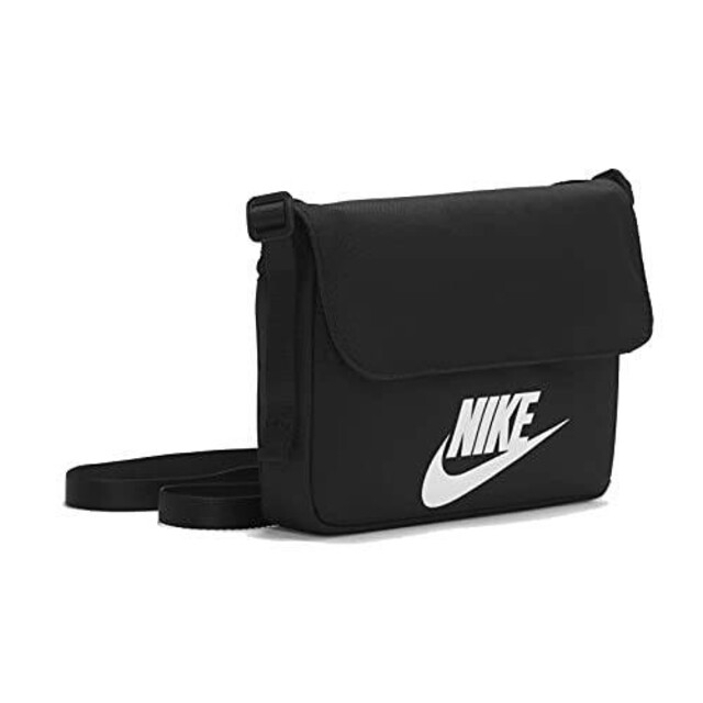 NIKE(ナイキ)のNIKE ナイキ レベルクロスボディバッグ ブラック・ナイキロゴ レディースのバッグ(ボディバッグ/ウエストポーチ)の商品写真