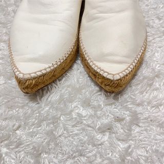 celine - CELINE セリーヌ エスパドリーユ レザー スリッポン ポイン