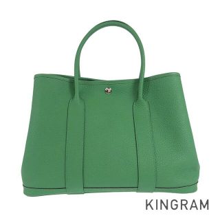 エルメス ガーデンパーティ トートバッグ(レディース)(グリーン