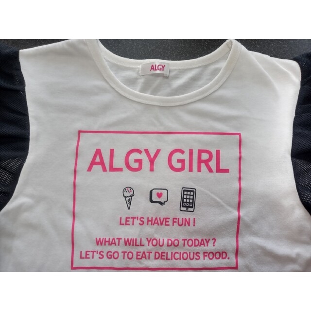 ALGY(アルジー)のアルジー　カットソー　150センチ キッズ/ベビー/マタニティのキッズ服女の子用(90cm~)(Tシャツ/カットソー)の商品写真