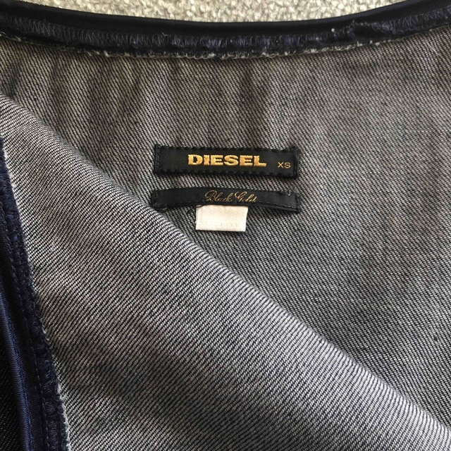 DIESEL BLACK GOLD(ディーゼルブラックゴールド)のディーゼルブラックゴールドデニムワンピース レディースのワンピース(ミニワンピース)の商品写真