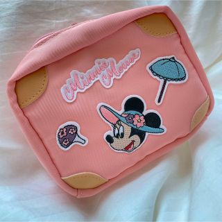 ディズニー(Disney)のミニーちゃん　トランク型ポーチ⭐︎限定お値下げ(ポーチ)