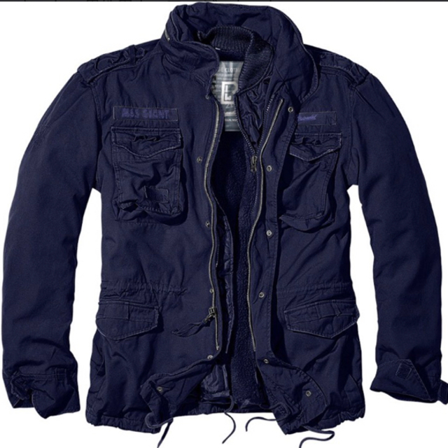 Brandit ジャケット M65 Giant ネイビーモデル メンズのジャケット/アウター(ミリタリージャケット)の商品写真