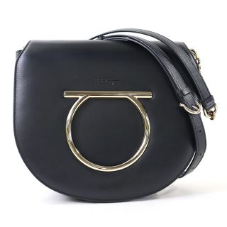 サルヴァトーレフェラガモ Salvatore Ferragamo 斜め掛けショルダーバッグ ガンチーニ レザー ブルー レディース 送料無料 99684f