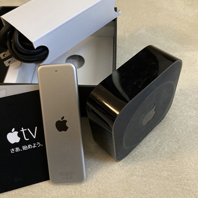 Apple(アップル)のAPPLE TV 4K 64GB A1652 箱あり美品　スティック スマホ/家電/カメラのテレビ/映像機器(その他)の商品写真