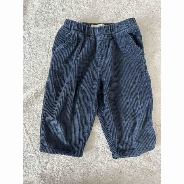 ZARA KIDS(ザラキッズ)の90cm zarababy コーデュロイパンツ　ネイビー　男の子　女の子 キッズ/ベビー/マタニティのキッズ服男の子用(90cm~)(パンツ/スパッツ)の商品写真