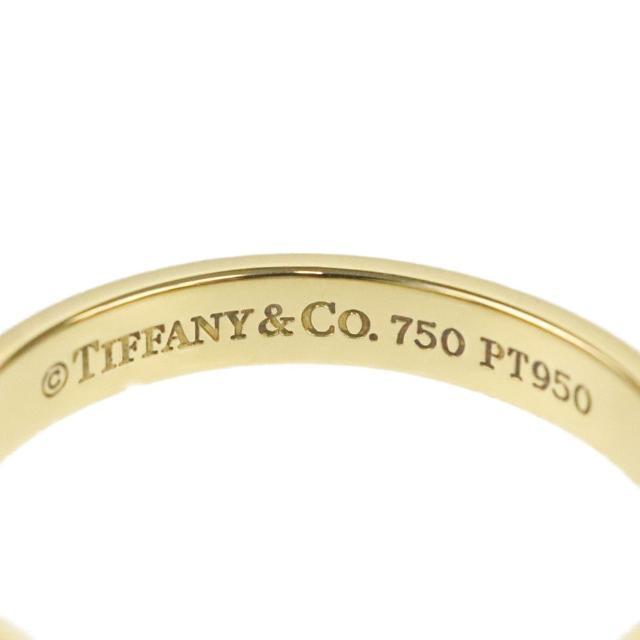 Tiffany & Co.(ティファニー)の代引き不可 ティファニー 指輪 ミルグレイン リング 約17号 ゴールド K18 プラチナ Pt950 総重量約5.9g TIFFANY&Co. 【中古】 | アクセサリー シンプル ユニセックス ファッション ブランド小物 Aランク レディースのアクセサリー(リング(指輪))の商品写真