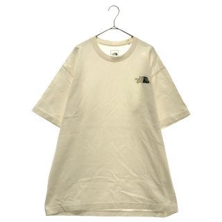 ザノースフェイス(THE NORTH FACE)のTHE NORTH FACE ザノースフェイス S/S Embroid Logo Tee 胸ロゴデザイン 半袖Tシャツ ホワイト NT32247(Tシャツ/カットソー(半袖/袖なし))