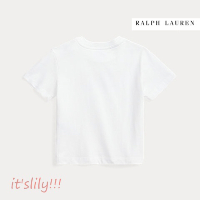 Ralph Lauren(ラルフローレン)の18m85cm  半袖　ベア＆リンゴ柄POLOロゴ　Tシャツ  ラルフローレン キッズ/ベビー/マタニティのベビー服(~85cm)(Ｔシャツ)の商品写真