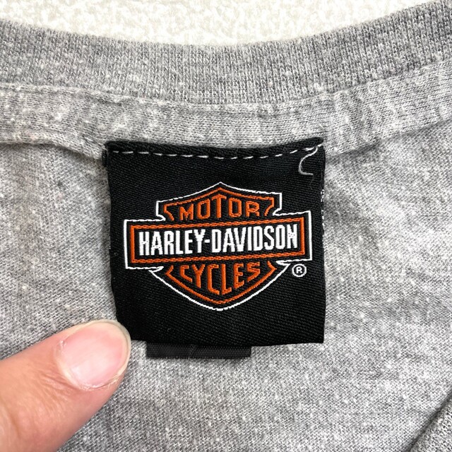 ゆうパケット対応 ハーレーダビッドソン HARLEY-DAVIDSON Tシャツ 半袖 ロゴ プリント サイズ：XL ブラック MADE IN U.S.A   mellow Bravado
