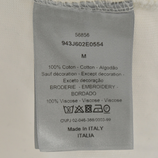 DIOR ディオール 19AW×Raymond Pettibon Embroidery Logo Tee Patch ...