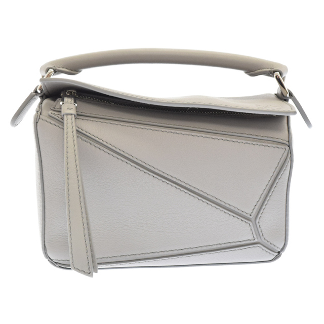 LOEWE ロエベ Pazzle Mini Bag 322.30.U95 パズルミニバッグ 2WAYショルダーバッグ グレー